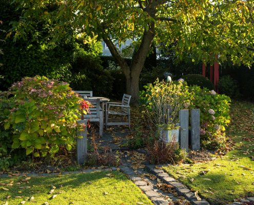 Garten im Herbst