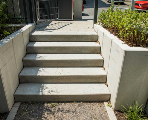 Gestaltung von Wegen und Treppen, Wohnanlage in Wuppertal