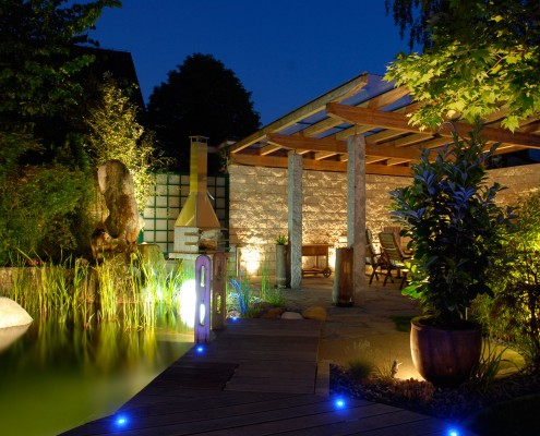 Licht im Garten